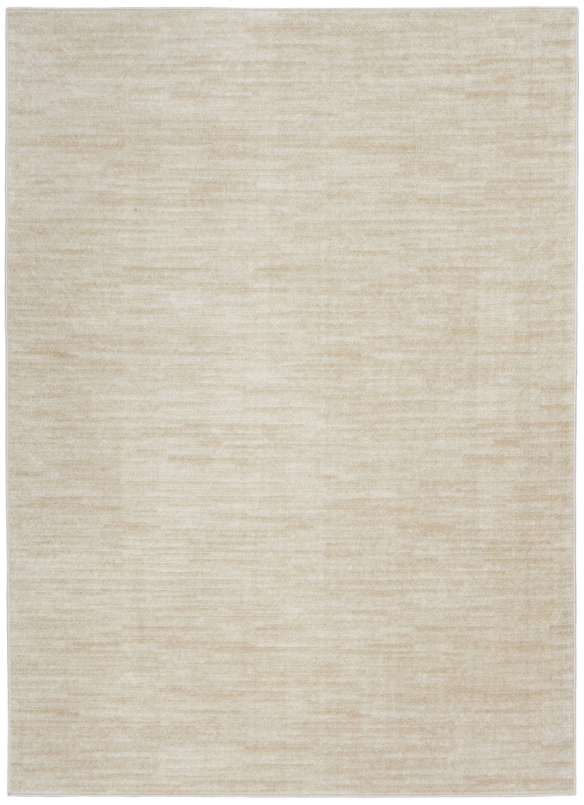 4' X 6' Ivory And Beige Non Skid Indoor Outdoor Area Rug