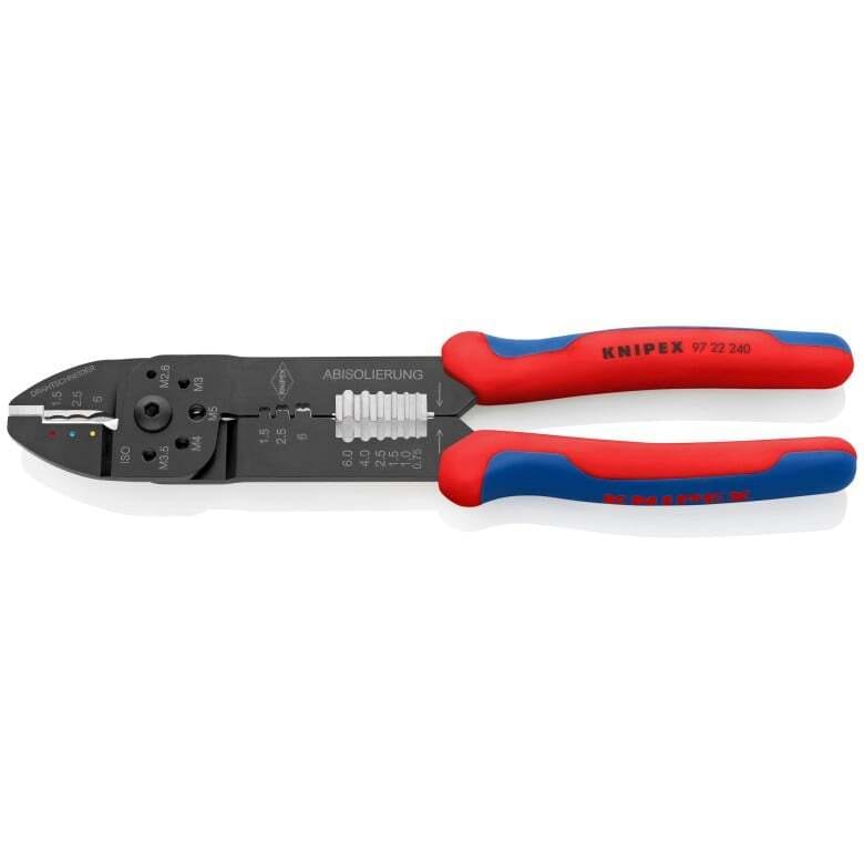 Knipex High Leverage Crimping Pliers/Wire Strippers (9-1/2")