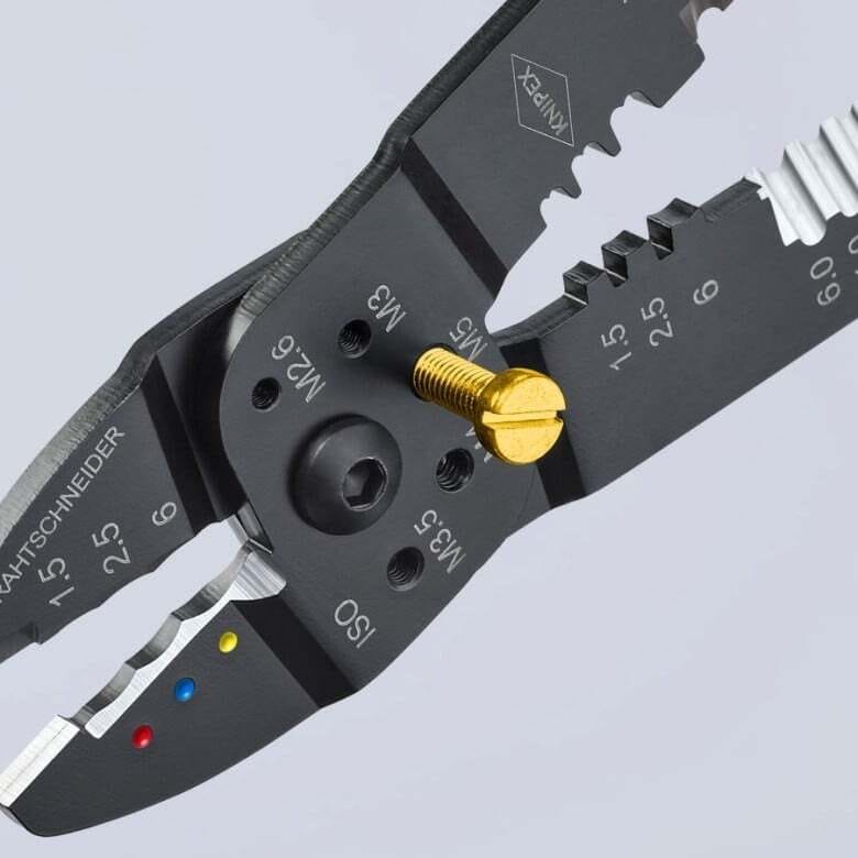 Knipex High Leverage Crimping Pliers/Wire Strippers (9-1/2")