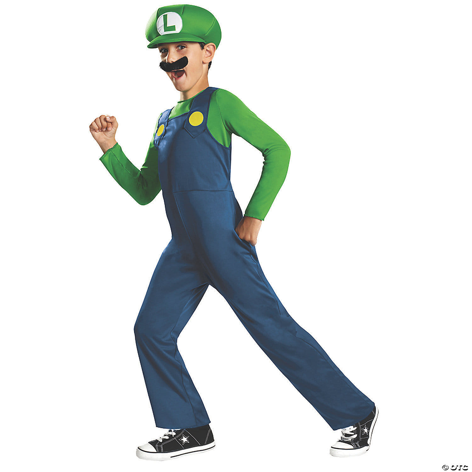 Boy s Classic Super Mario Bros. Luigi Costume Small 46