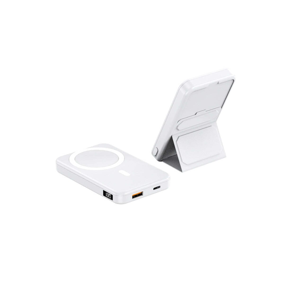 Color: WHITE - Stand O Matic Fast Wireless Charger And Multi Stand