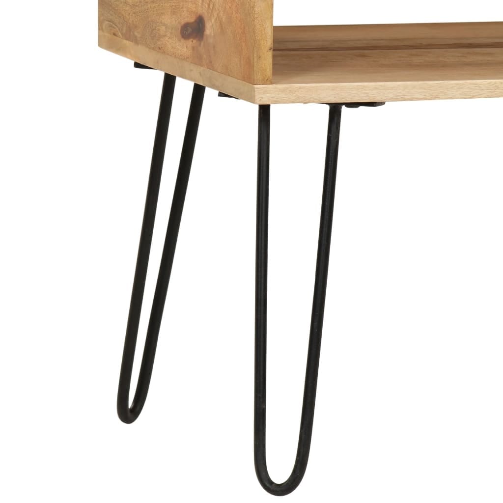 Coffee Table Solid Mango Wood 39.4"x23.6"x17.7"