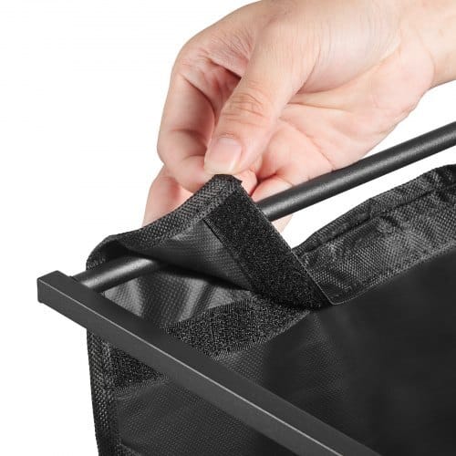4 Section Laundry Sorter, Large Laundry Hamper with Metal Frame and Wooden Tabletop, Freestanding Storage Organizer Baskets with Pull-Out 600D Oxford Cloth Bags for Dirty Clothes, Bathroom