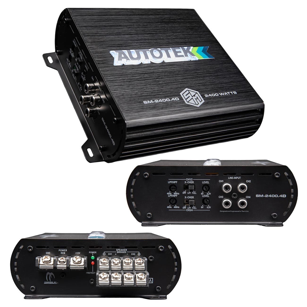 Autotek STREET MACHINE 4-Channel Amplifier 2400 Watts