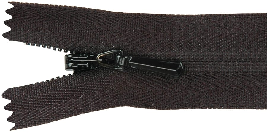 YKK Unique Invisible Zipper 22 Black inch