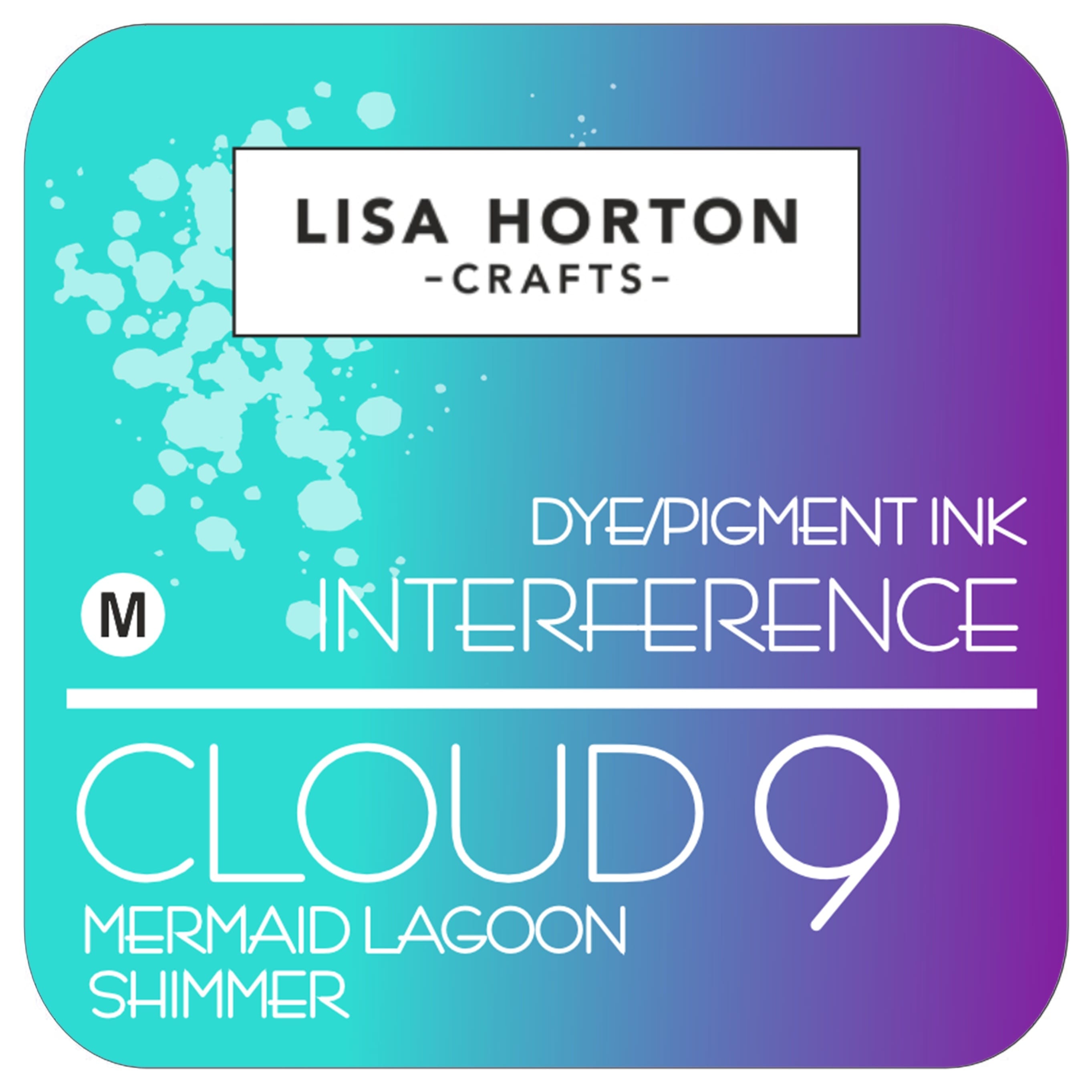 Lisa Horton Crafts Interference Ink Pad -Mermaid Lagoon Shimmer (Pack of 4)