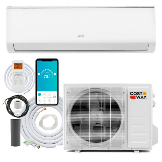 EcoGuard Series 9000 BTU 20 SEER2 208-230V Mini Split Air Conditioner and Heater