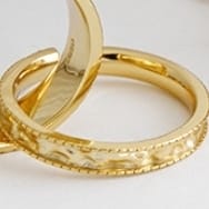 Simple Irregular Folding 925 Sterling Silver Adjustable Ring