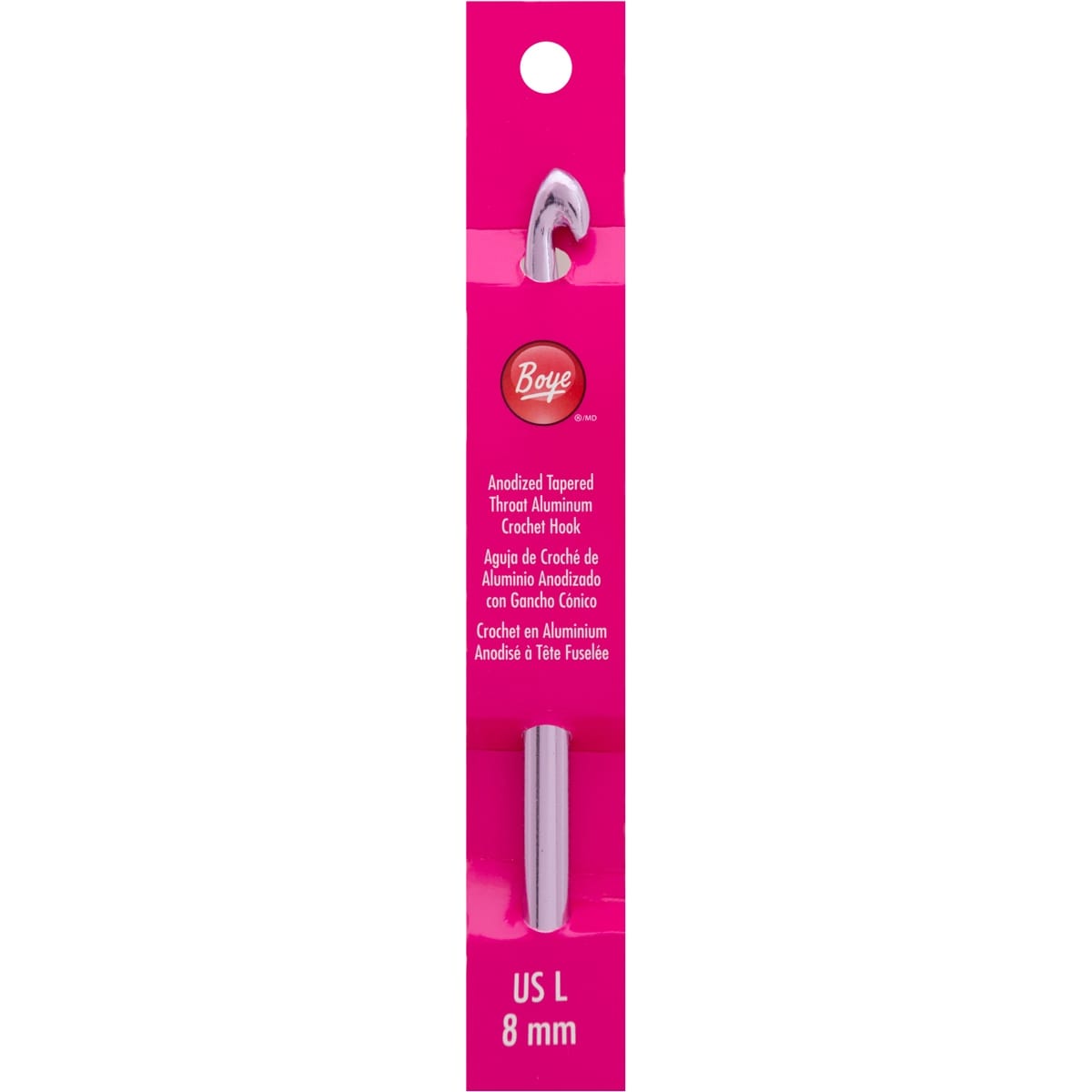 Boye Aluminum Crochet Hook 6inches Size L11per8mm