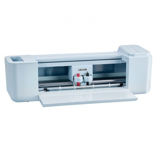 Vinyl Cutting Machine, 12 in, Button-Controlled Vinyl Cutter with Materials and Tool Kit, 5000+ Built-in Design Resources, Compatible with Mac, Windows, Android and iOS, for Customized Cards