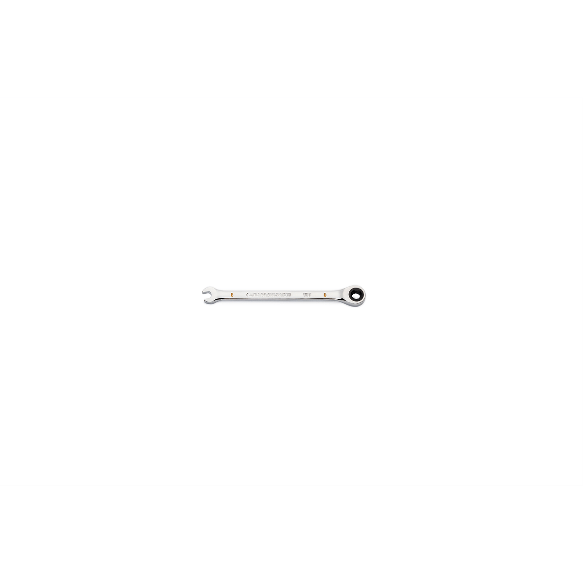 GearWrench 6mm 90-Tooth 12 Point Ratcheting Combination Wrench