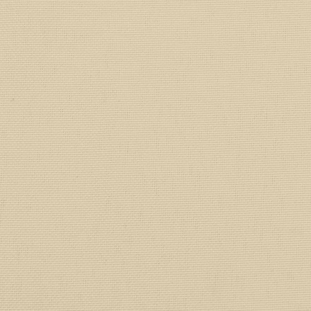 Garden Bench Cushion Beige 47.2"x(19.7"+19.7")x2.8" Oxford Fabric