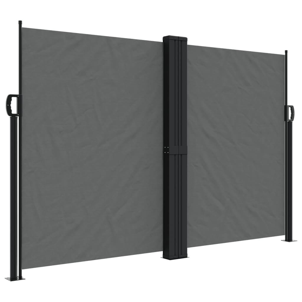 Retractable Side Awning Anthracite 63"x472.4"