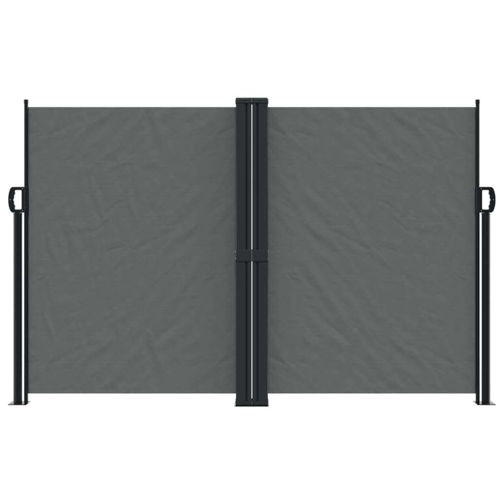 Retractable Side Awning Anthracite 63"x472.4"
