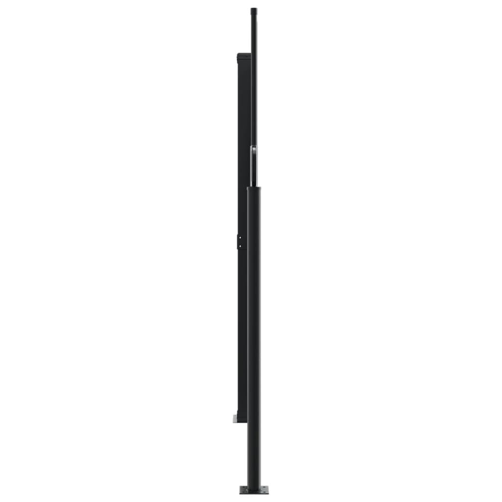 Retractable Side Awning Anthracite 63"x472.4"