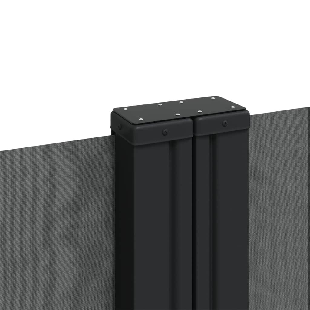 Retractable Side Awning Anthracite 63"x472.4"