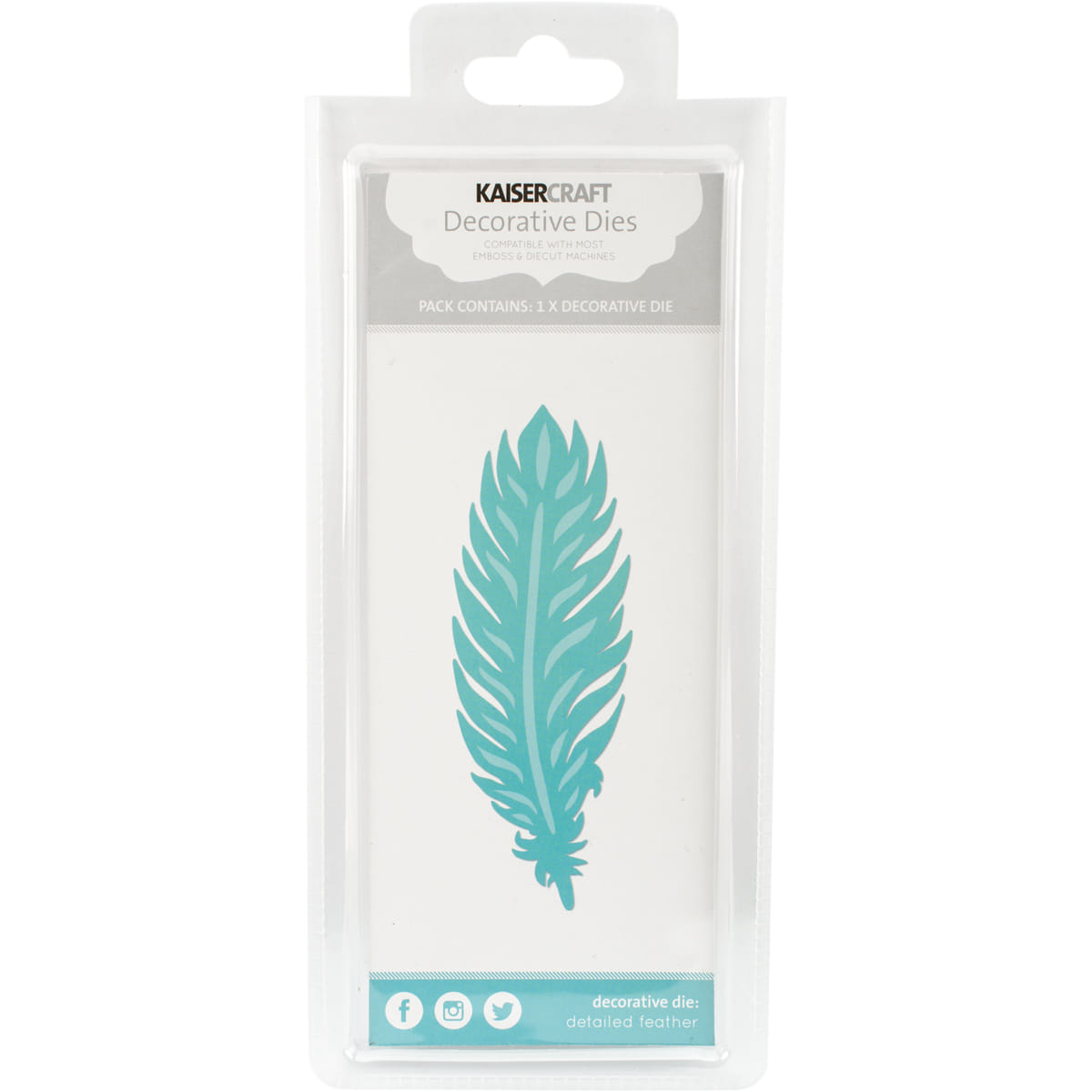 Decorative Dies Detailed Feather