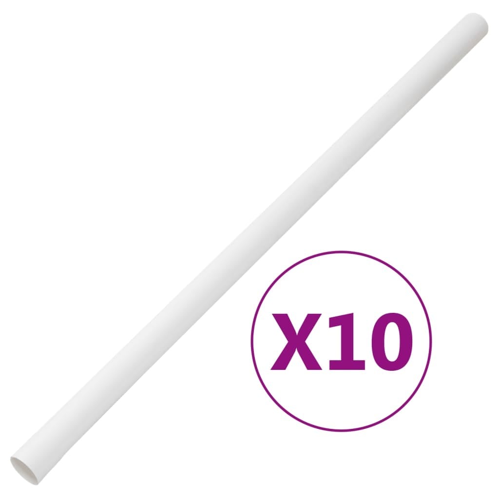 Cable Trunkings with Clips Ø1.2" 32.8' PVC