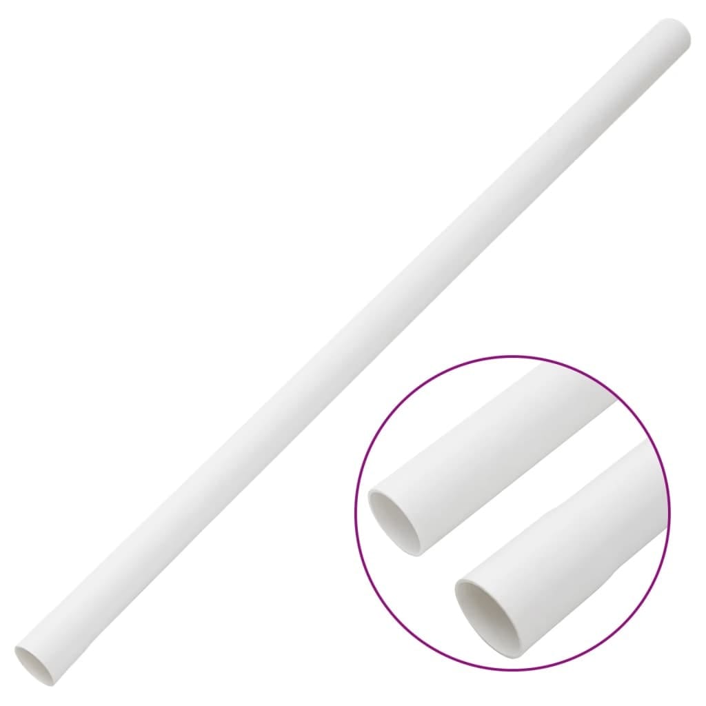 Cable Trunkings with Clips Ø1.2" 32.8' PVC