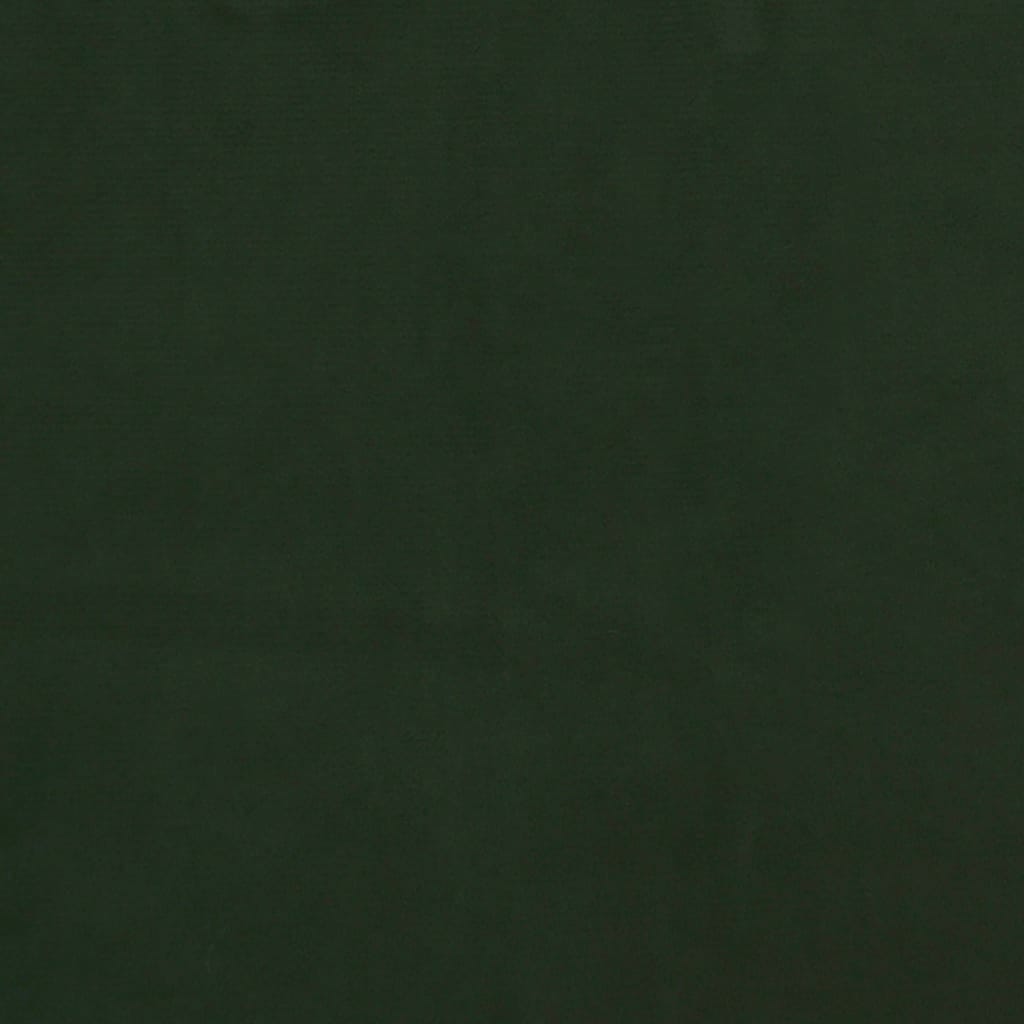 2-Seater Sofa Bed Dark Green Velvet