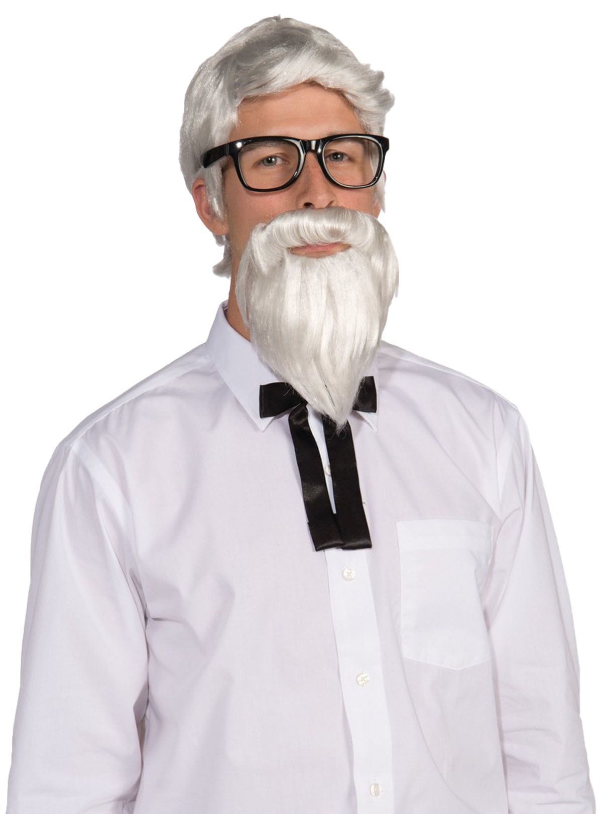 Wig and Beard Southern Colonel