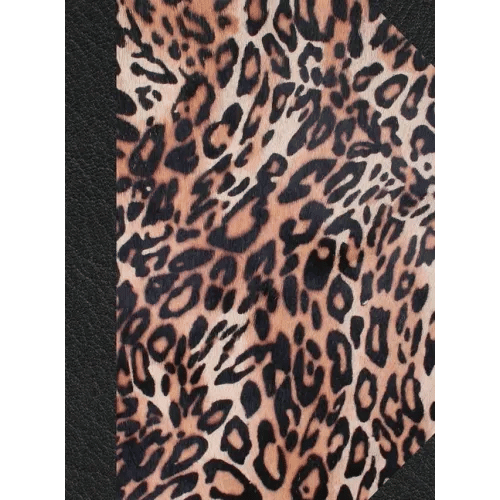 Notary Journal: Hardbound Public Record Book for Women, Logbook for Notarial Acts, 390 Entries, 8.5" x 11", Leopard Print Cover - Hardcover