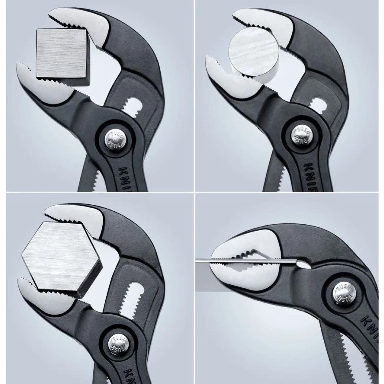 Knipex Cobra Water Pump Plier Set: 7-1/4" 10" & 12" (3 Piece Set)