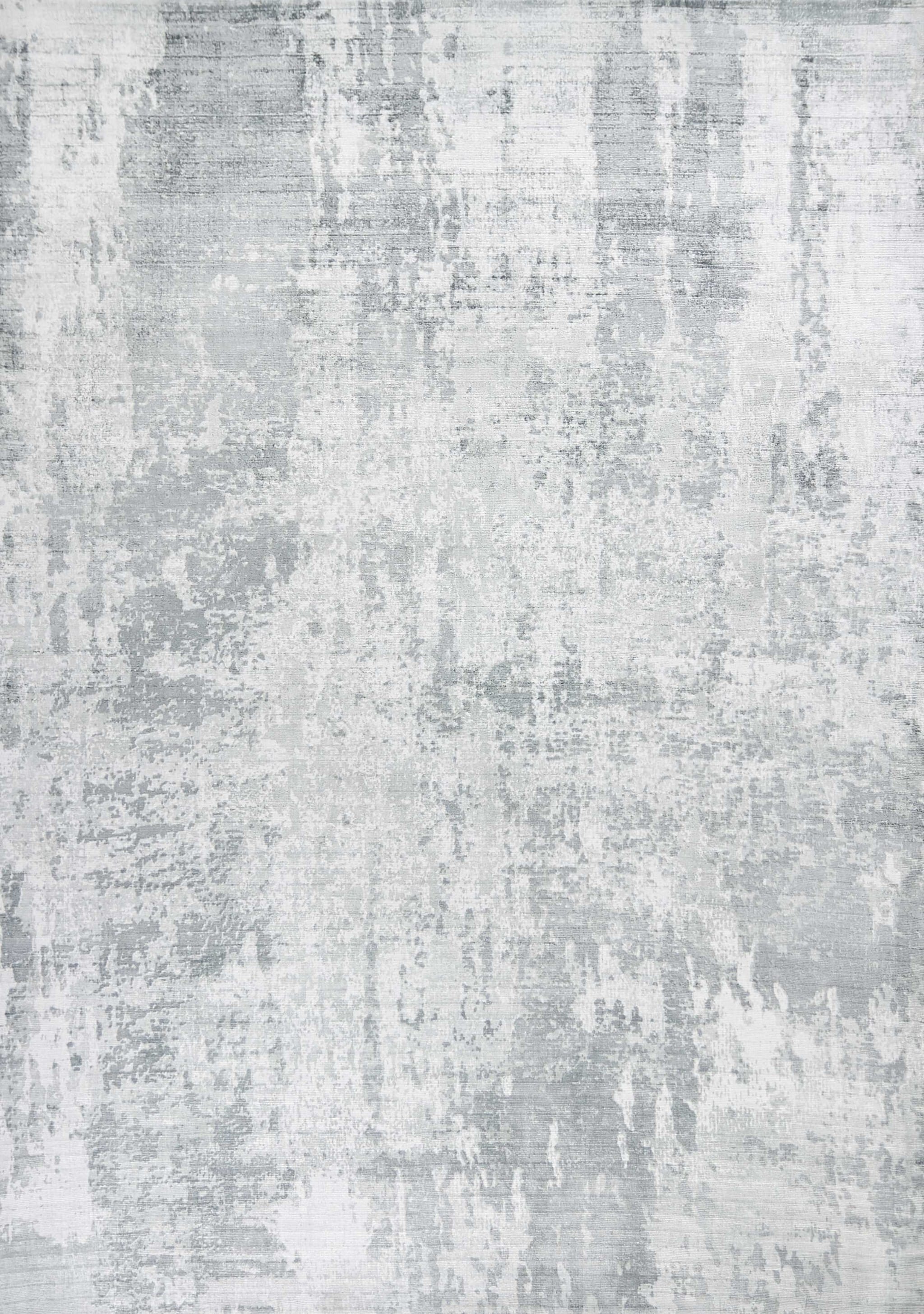 9' X 12' Gray Abstract Hand Loomed Area Rug
