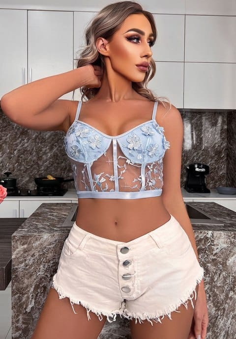 Appliques Abloom Bralette