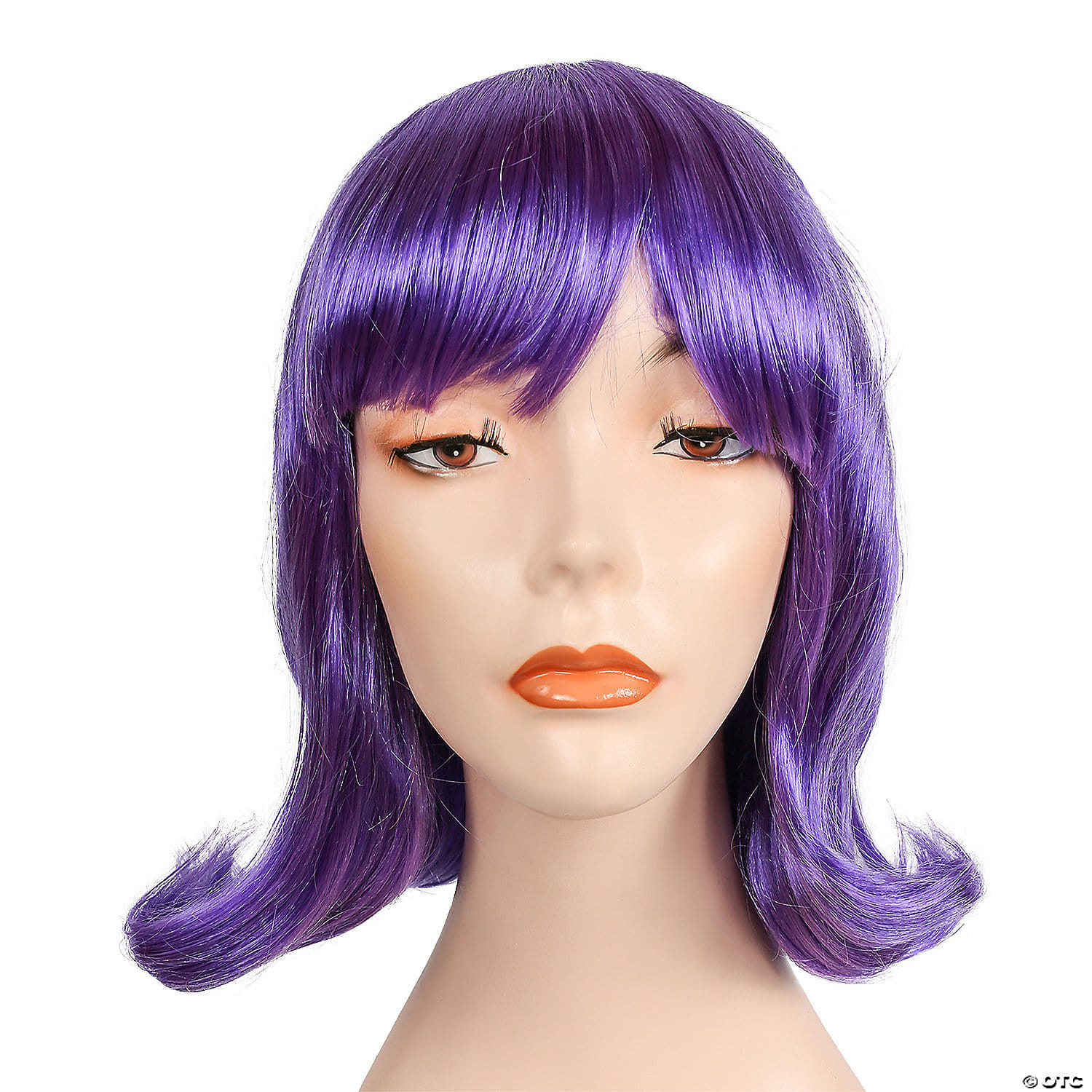Bargain 60s Flip Wig  Dark Purple NE5