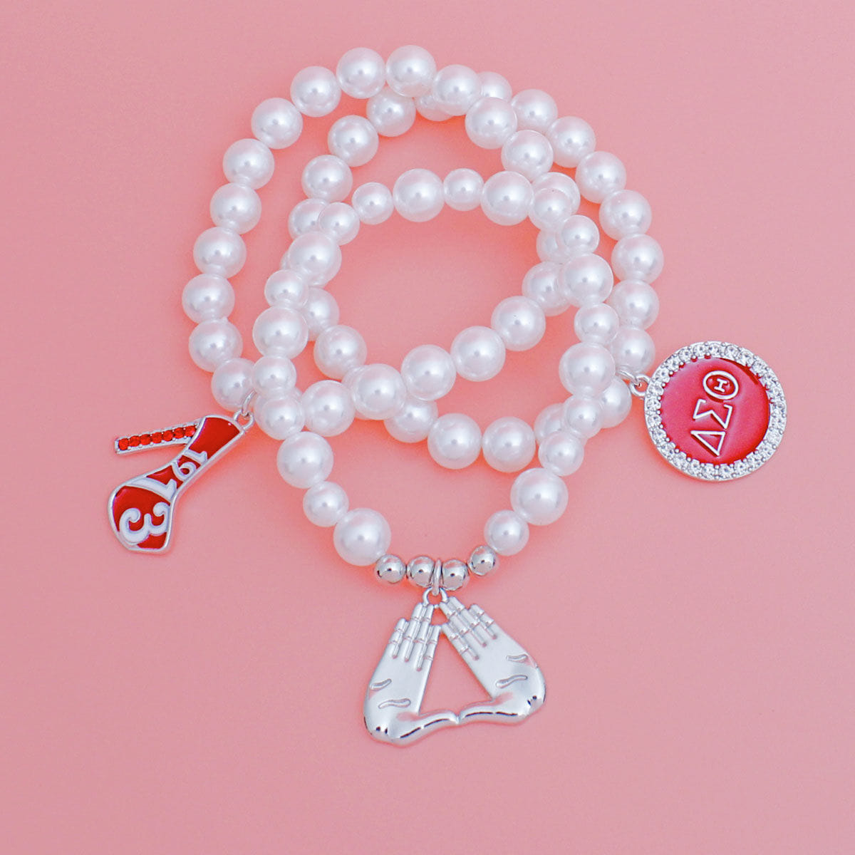 White Pearl DST Charm Trio Set