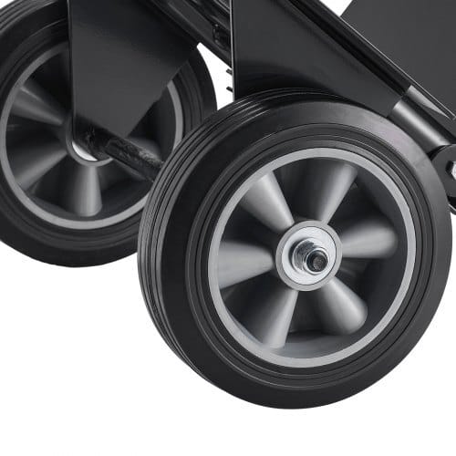 Hand Truck, 600 lbs Load Capacity, Heavy-Duty Hand Truck Dolly with Wheels & Telescoping Handle, Portable Trolley Dolly with Tie-down Strap for Moving Home, Office, Warehouse, Supermarket
