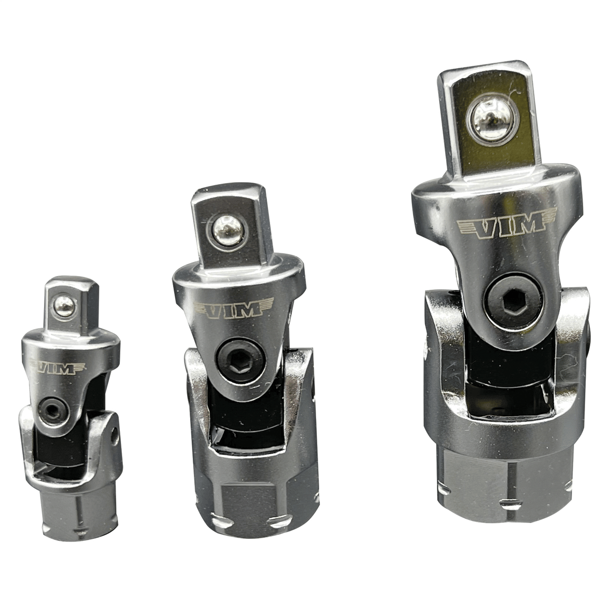VIM Tools 3 Piece Firm Flex Dual Drive UJ Adapter Set