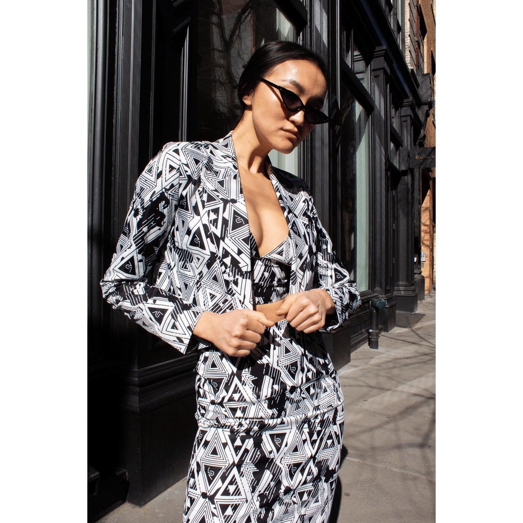 Amour Geometric Blazer