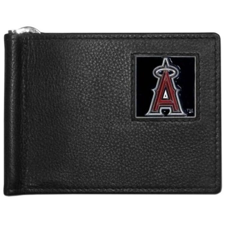 Los Angeles Angels Wallet Leather Billfold Clip Wallet