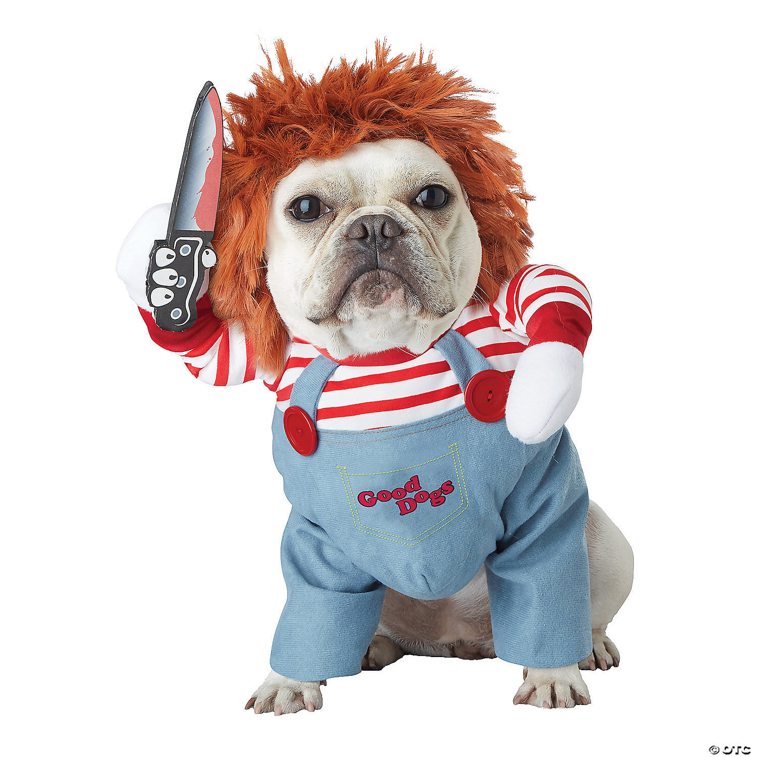 Deadly doll dog costume-md
