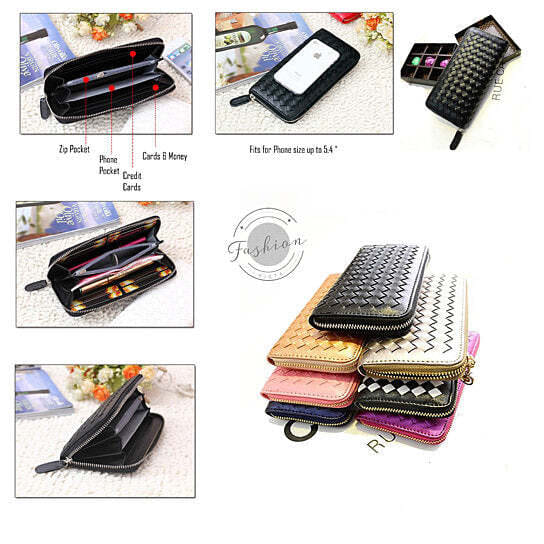 Color: WONDERFUL WHITE - WEAVER'S MAGIC Fashion Clutch In 8 Colors