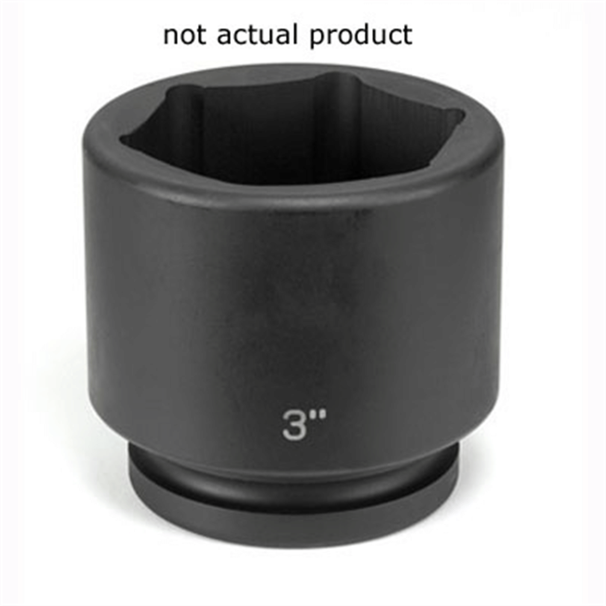 Grey Pneumatic 1" Drive x 2-5/8" Standard Socket