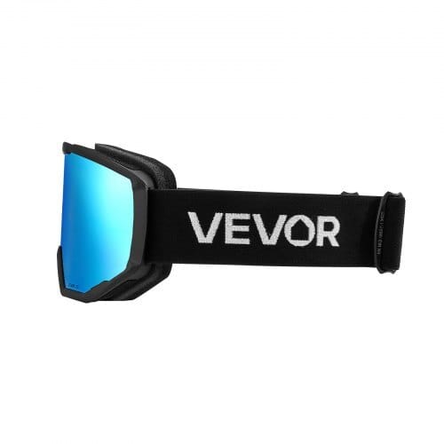 Ski Goggles, Cylindrical Lens with Ice Blue Revo Coating, OTG Anti fog Snow Goggles for Men Women Youth, TPU Frame & Ventilation Structure, Suitable for Skiing, Skating, Snowboarding, Cycling