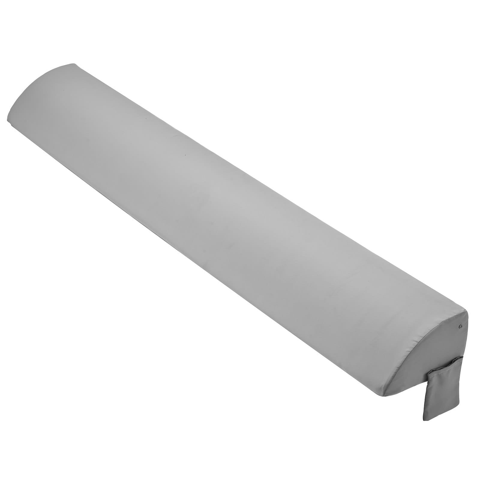 Bed Wedge Pillow for Headboard, King Size, 72"x10"x6" Bed Gap Filler, Fill 0-7" Gap Between Headboard and Mattress, 25D Foam Mattress Wedge Headboard Pillow with Side Pocket, for Backrest, Gray