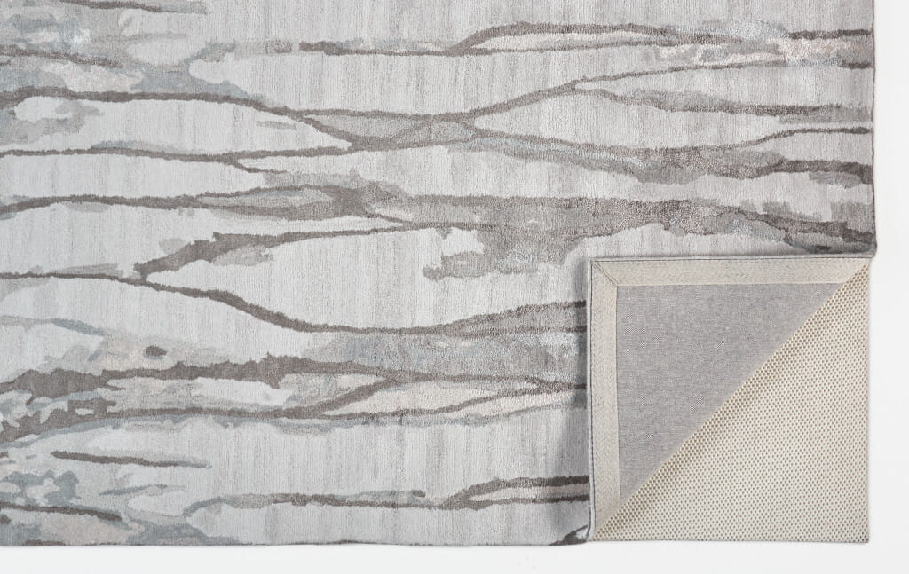 10' X 13' Taupe Ivory And Gray Abstract Tufted Handmade Area Rug