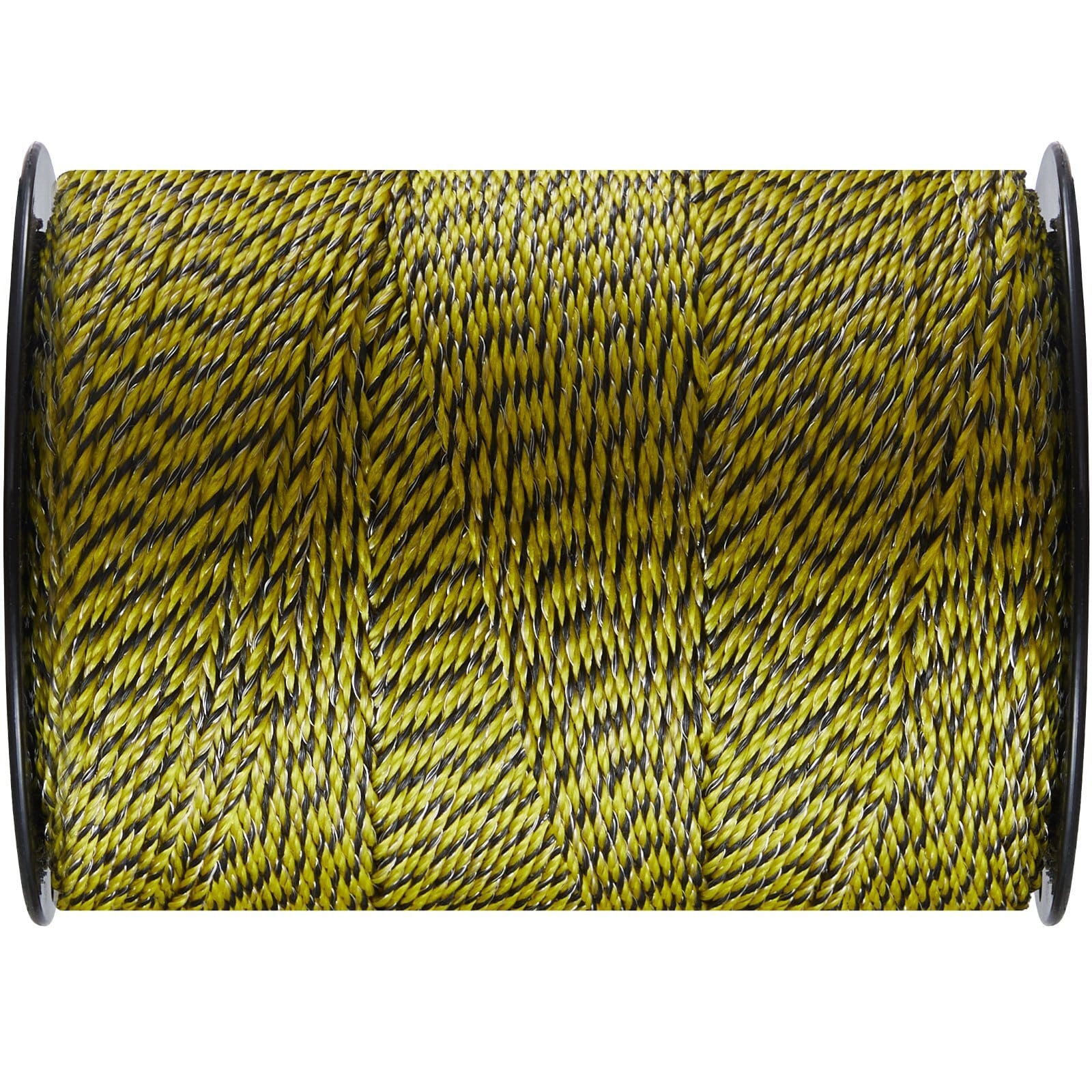 Electric Fence Wire, 1640Ft 500M Portable Polywire, 1/8" Diameter 6 Stainless Steel Strands, Fencing Rope Line with 25 Fence Insulators and 25 T-post Insulators, for Horse, Cattle, Livestock