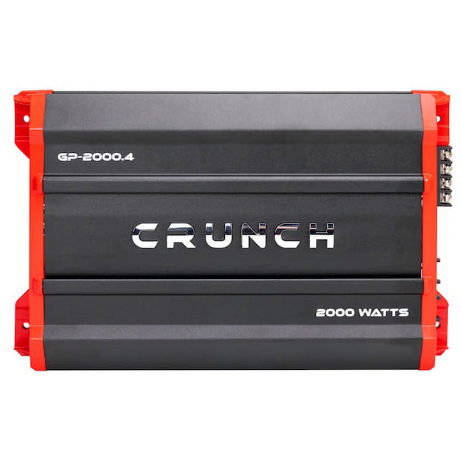 Crunch Ground Pounder 4 x 250 @ 4 Ohms 4 x 500 @ 2 Ohms 2 x 1000 Watts @ 4 Ohms Bridged