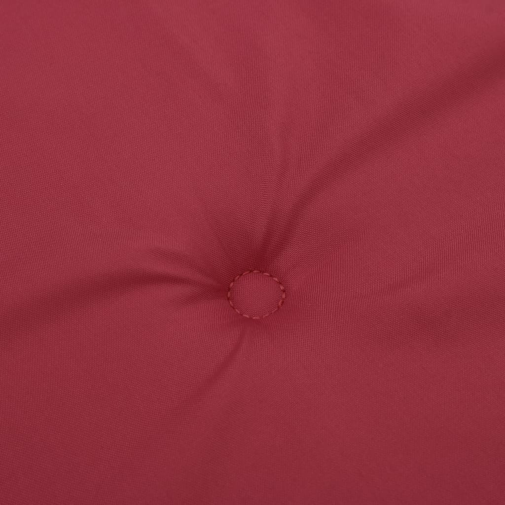 Highback Chair Cushions 6 pcs Wine Red Oxford Fabric