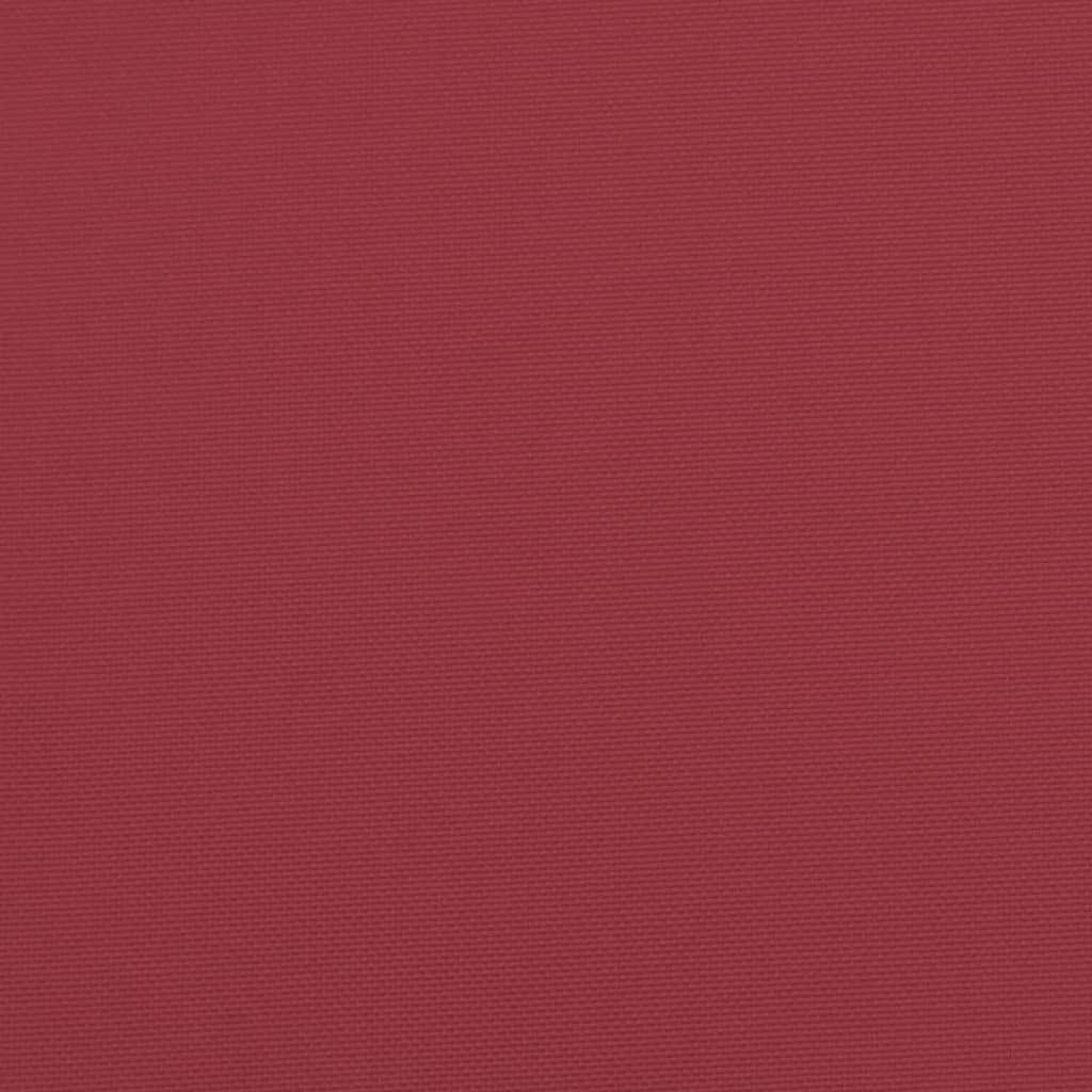 Highback Chair Cushions 6 pcs Wine Red Oxford Fabric