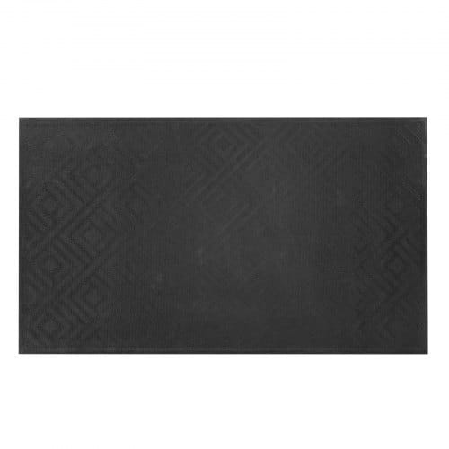 Front Door Mat, 61.5 x 36 in Commercial Floor Mat for Indoor and Outdoor, Modern Stylish Carpet with TPE Backing, Heavy Duty Washable Entry Industrial Rug for Hallway, Balcony, Garage, Grey