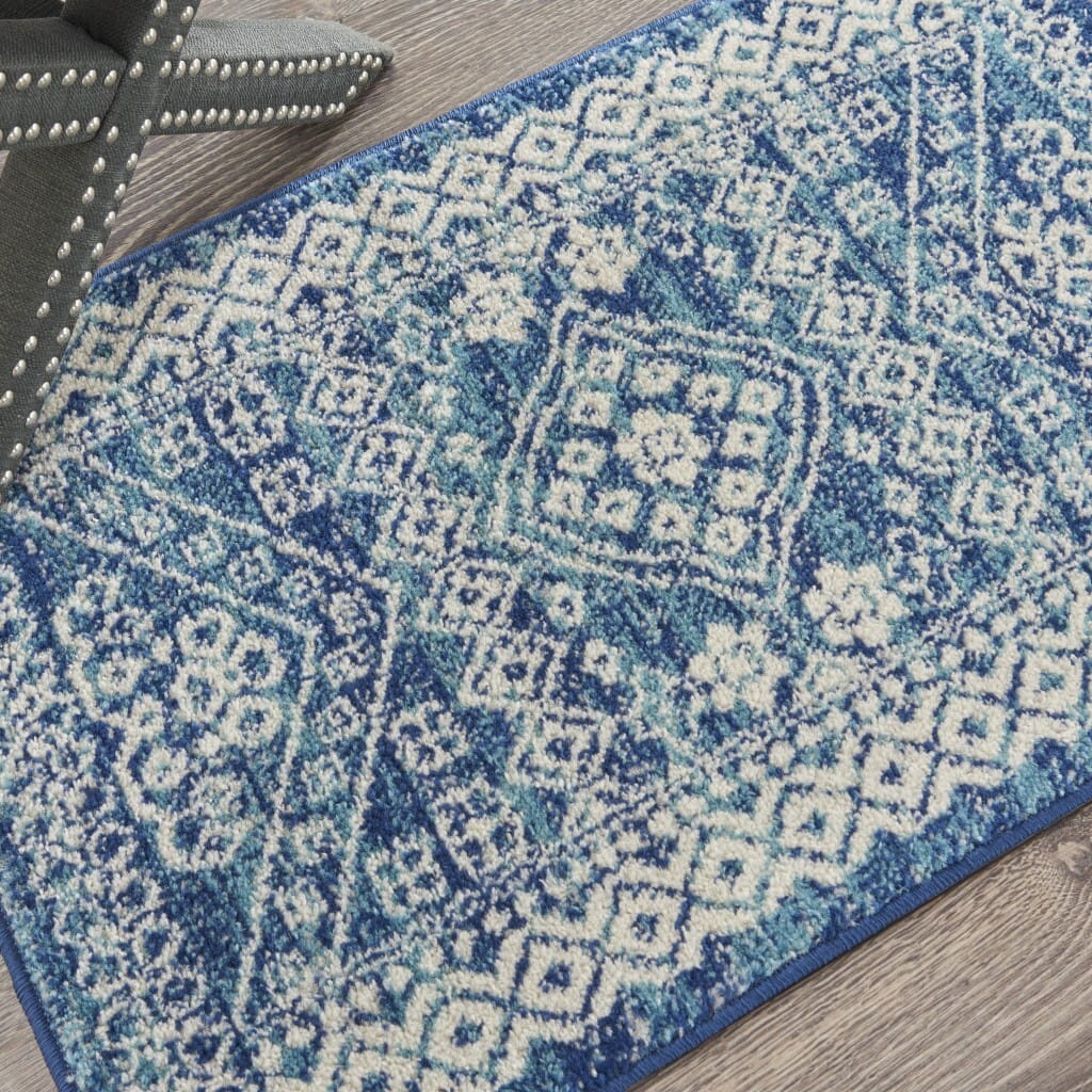 2' X 3' Navy Blue Power Loom Area Rug