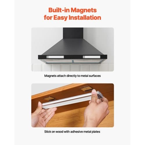 Under Cabinet Lighting, 2 PCS, 40 LED Motion Sensor Lights, Rechargeable Battery Operated Closet Lights, Wireless Under Counter Light for Cabinets, Bookshelf, Stair, Hallway