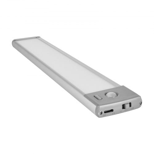 Under Cabinet Lighting, 2 PCS, 40 LED Motion Sensor Lights, Rechargeable Battery Operated Closet Lights, Wireless Under Counter Light for Cabinets, Bookshelf, Stair, Hallway
