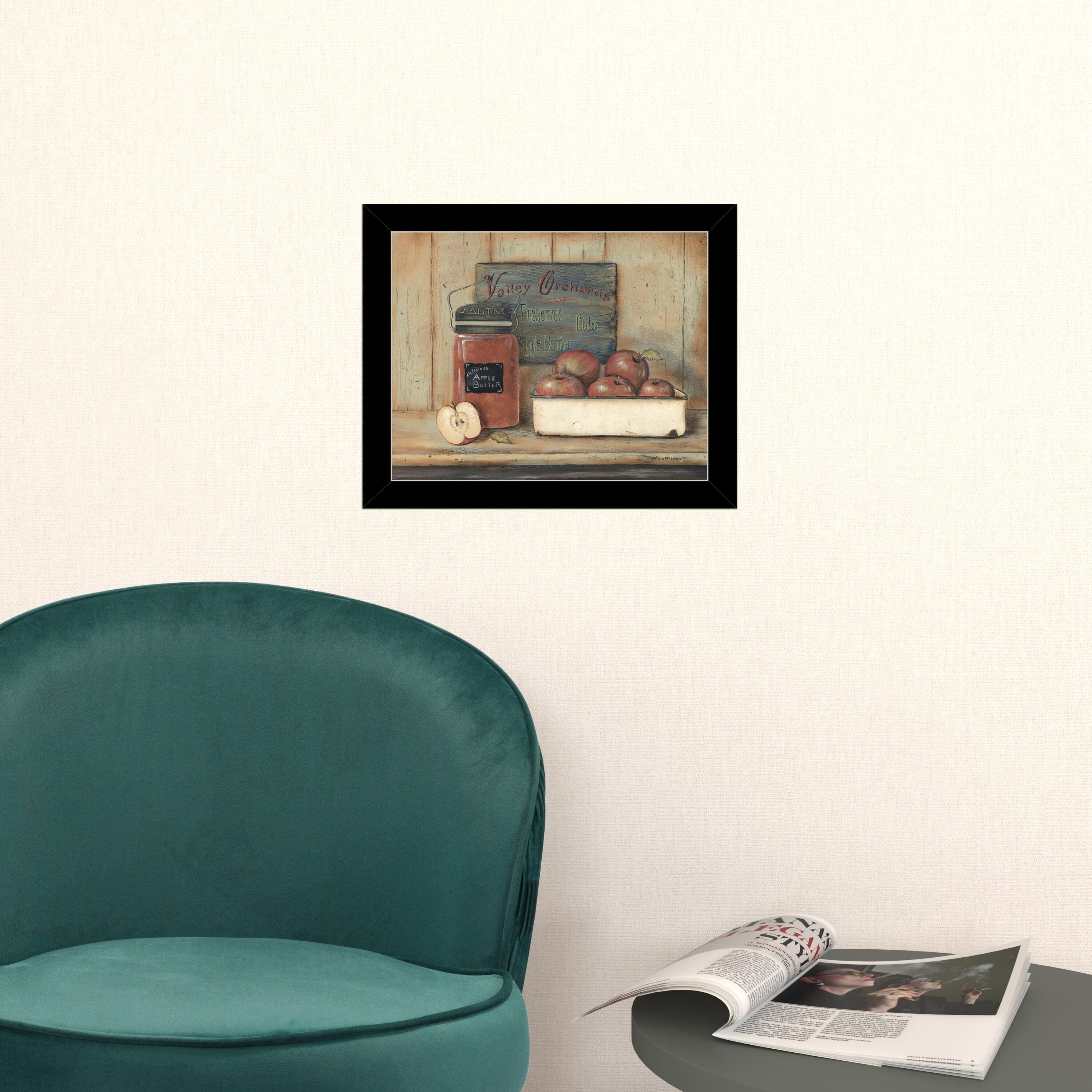Apple Butter 4 Black Framed Print Wall Art